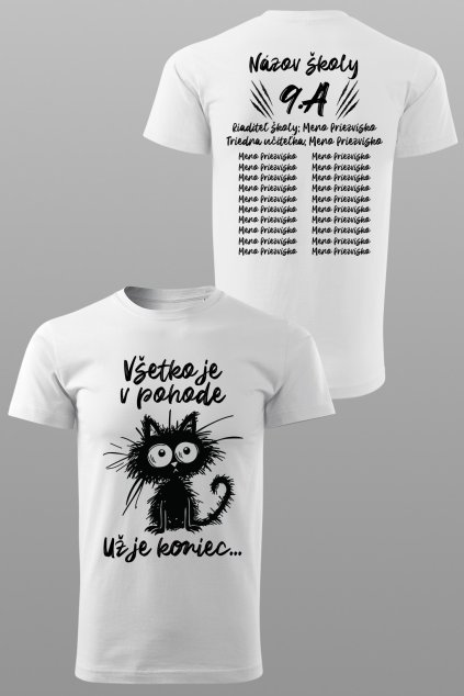 Absolventské tričko Všetko je v pohode