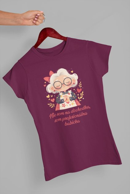 Dámske tričko Profesionálna babička