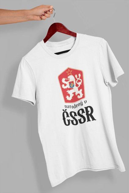 Pánske tričko Narodený v ČSSR