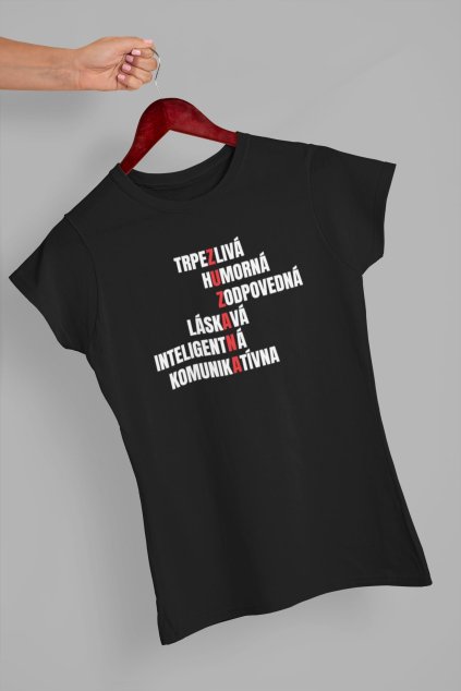 Dámske tričko Charakteristika Zuzana