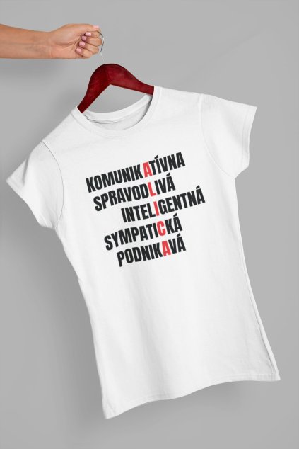 Dámske tričko Charakteristika Alica