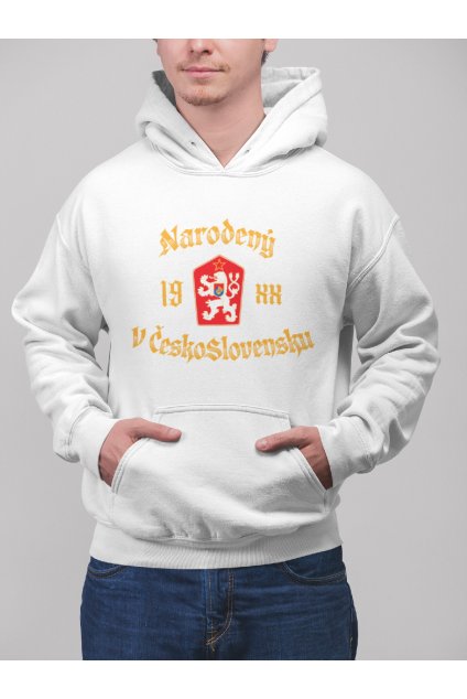 Pánska mikina Narodený v Československu