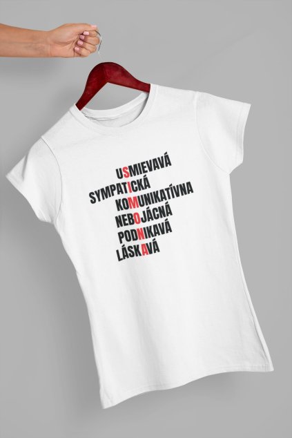 Dámske tričko Charakteristika Simona