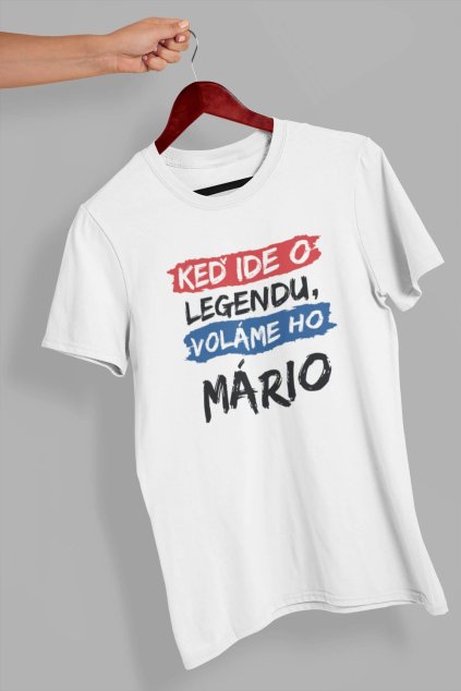 Pánske tričko Legendy sa volajú Mário