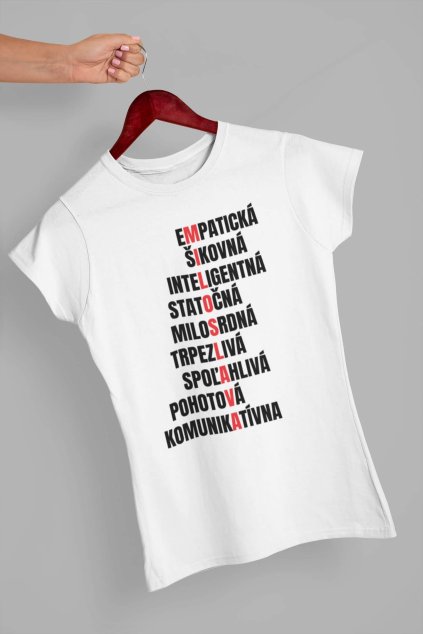 Dámske tričko Charakteristika Miloslava
