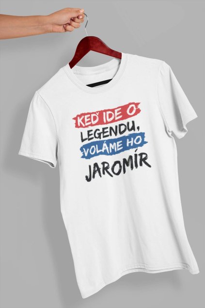 Pánske tričko Legendy sa volajú Jaromír