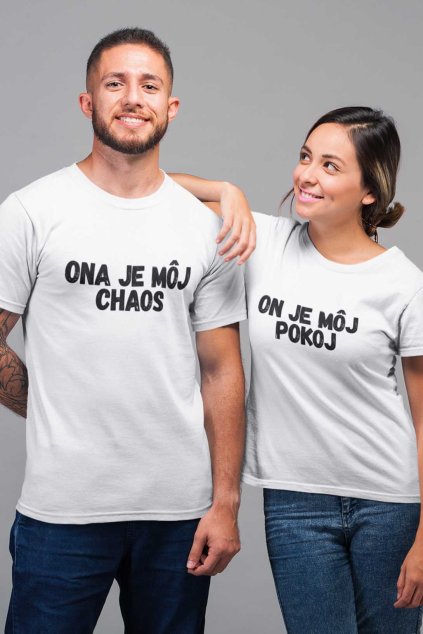Párové tričká Chaos a Pokoj