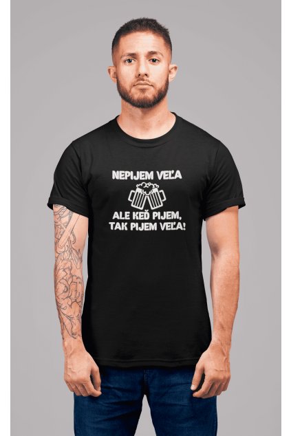 Pánske tričko Nepijem veľa