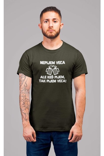 Pánske tričko Nepijem veľa