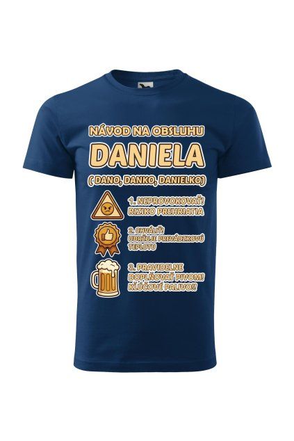 Pánske tričko Návod na obsluhu Daniela