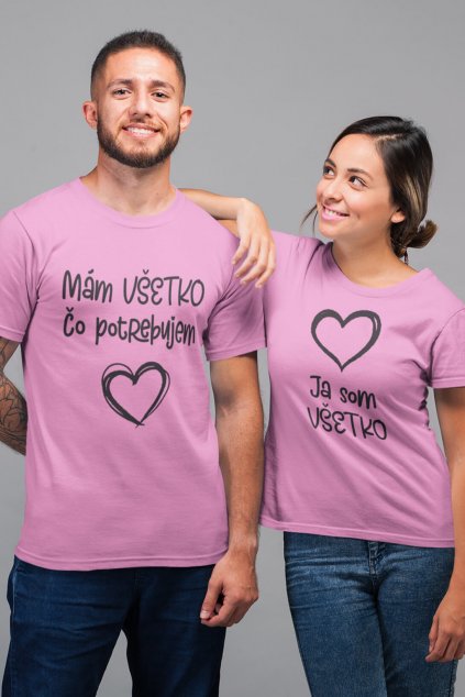 Tričká pre páry Všetko