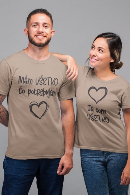 Tričká pre páry Všetko
