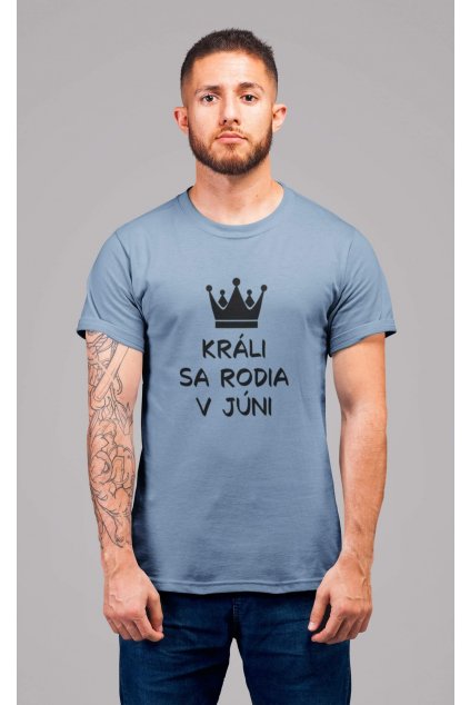 Pánske tričko Králi sa rodia v júni