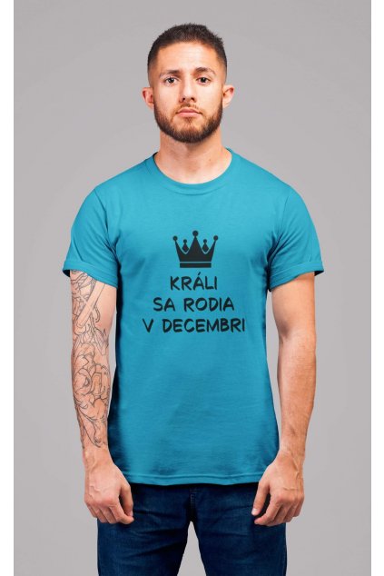Pánske tričko Králi sa rodia v decembri
