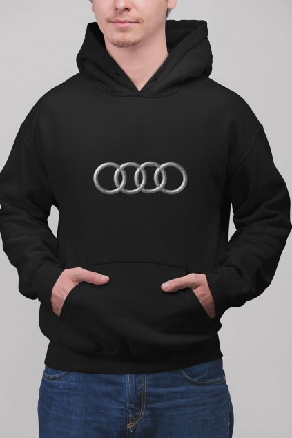 Pánska mikina s logom auta Audi