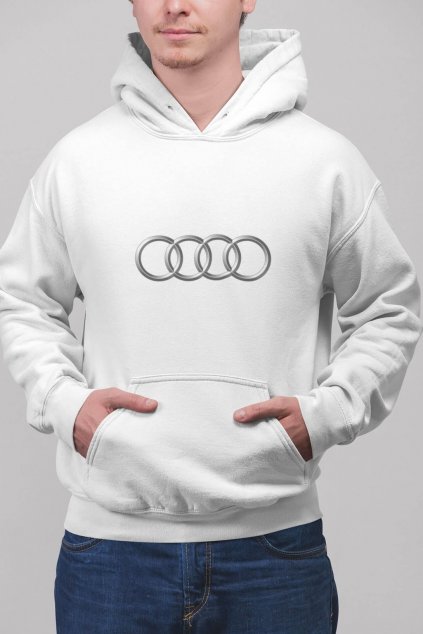 Pánska mikina s logom auta Audi