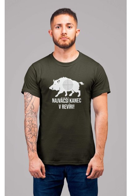 Pánske tričko Najväčší kanec v revíri