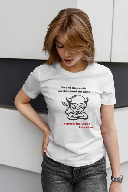 Dámske tričko Neposlušné dievča