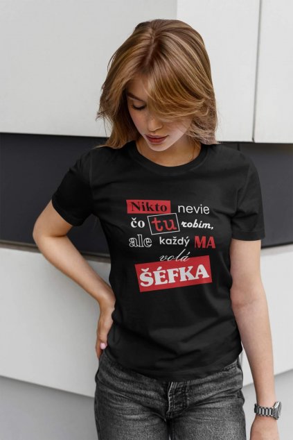 Dámske tričko Šéfka