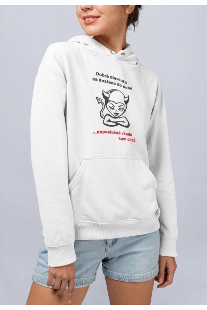 Vtipná dámska mikina Neposlušné dievča