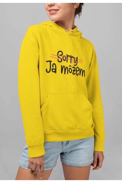 Vtipná dámska mikina Sorry ja môžem