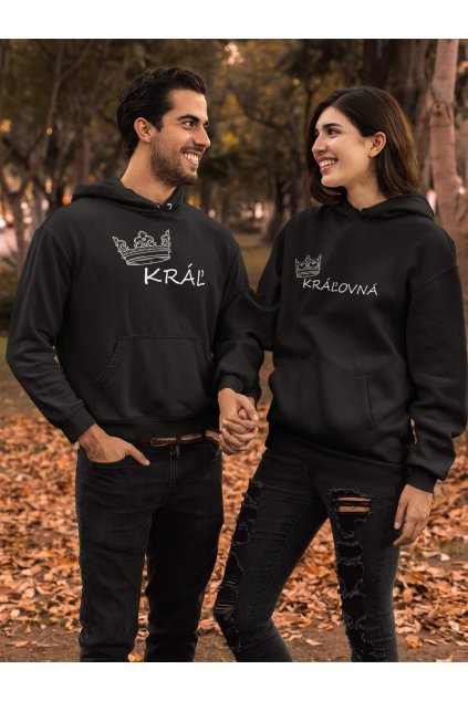 Mikiny pre páry Kráľ a Kráľovná