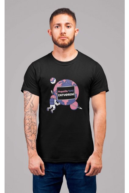 Pánske tričko Sme zatvorení