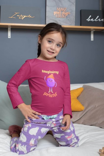 Detské tričko s dlhým rukávom Imaginárny priateľ