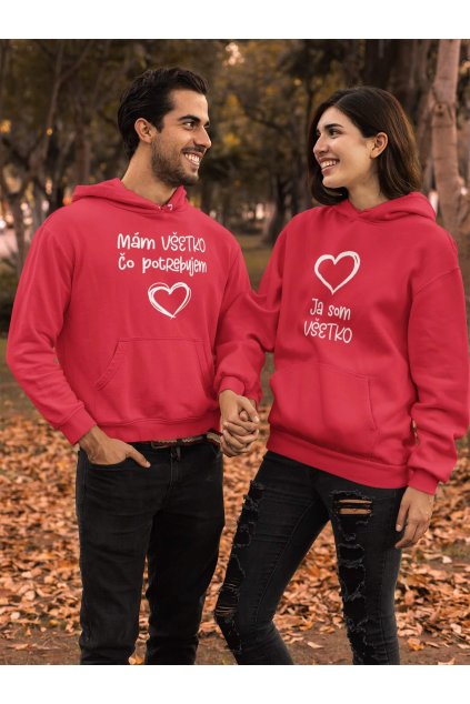 Mikiny pre páry Všetko