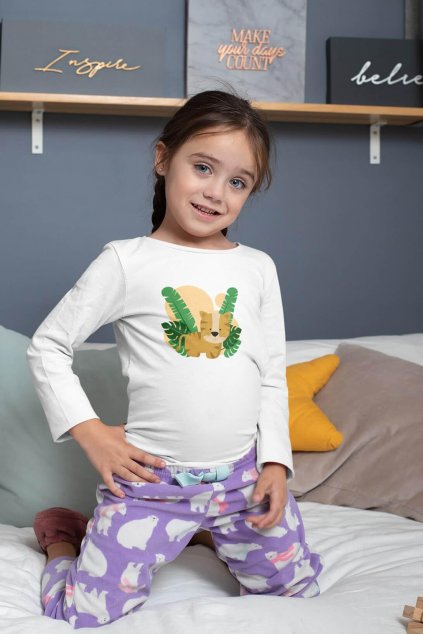 Detské tričko s dlhým rukávom Levík