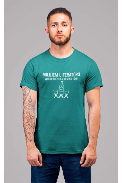 Pánske tričko Milujem literatúru