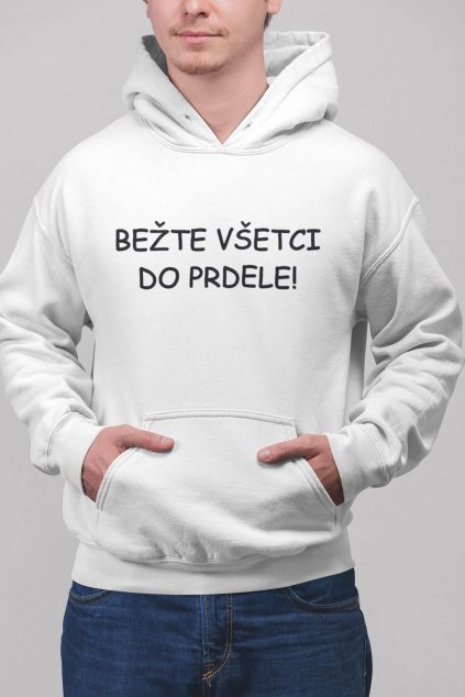 Pánska mikina Bežte všetci do prdele