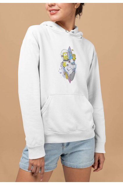 Vtipná dámska mikina Homer space