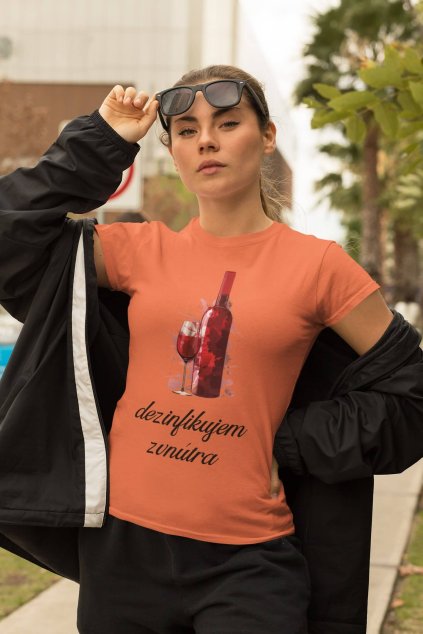 Dámske tričko Dezinfikujem zvnútra