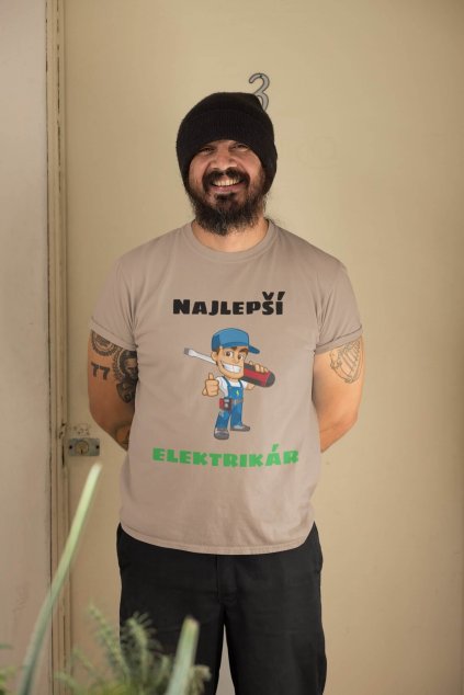 Pánske tričko Najlepší elektrikár