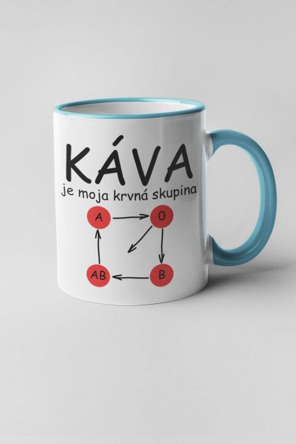 Šálka káva je moja krvná skupina