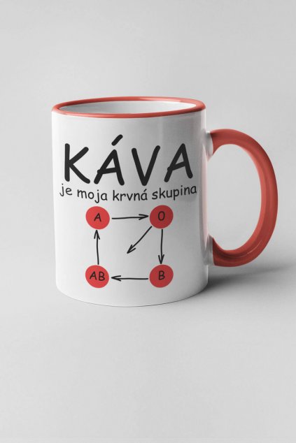 Šálka káva je moja krvná skupina