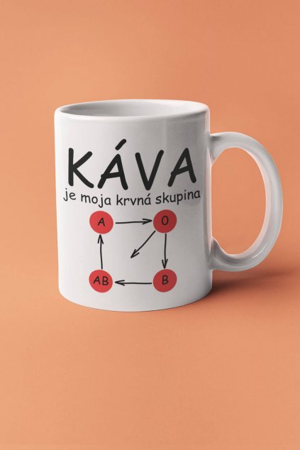 Šálka káva je moja krvná skupina