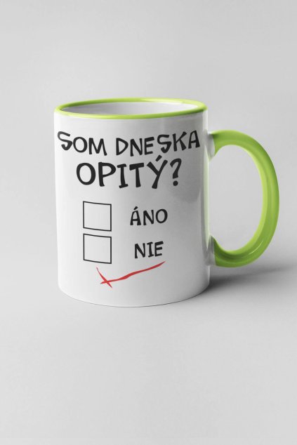 Šálka som dnes opitý