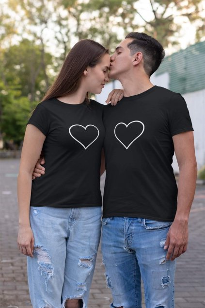 Tričká pre páry Srdce