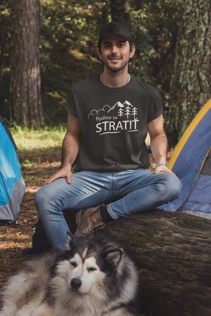 Pánske tričko Poďme sa stratiť