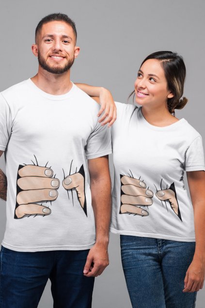 Tričká pre páry Sťahujúce ruky