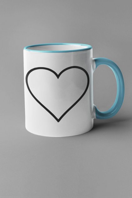 Šálky pre zaľúbených Srdce