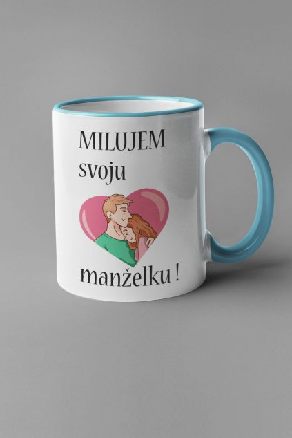 Šálky pre zaľúbených Milujem svoju manželku/svojho manžela