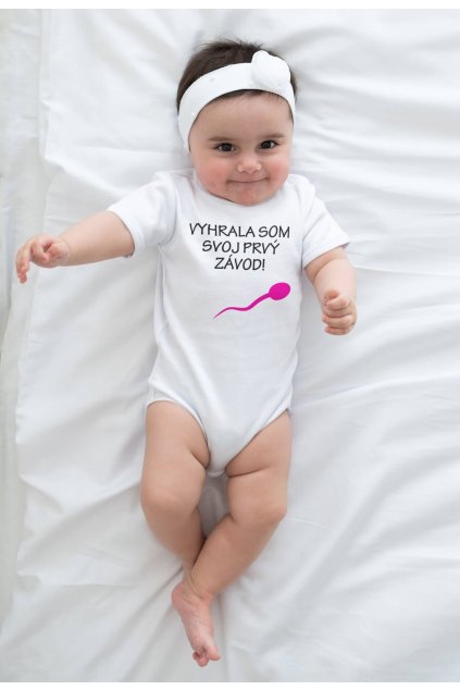 Dojčenské dievčenské body Prvý závod