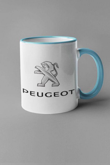 Šálka s logom auta Peugeot