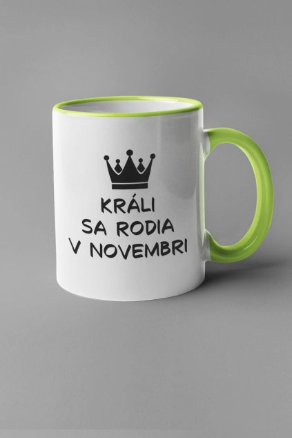 Narodeninová šálka Králi sa rodia v novembri