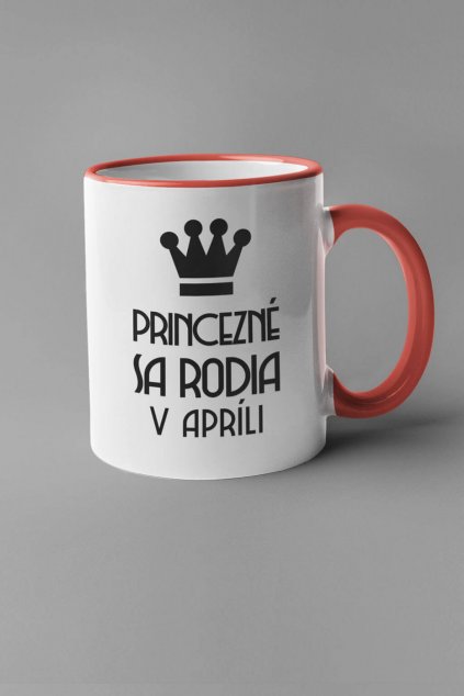 Narodeninová šálka Princezné sa rodia v apríli