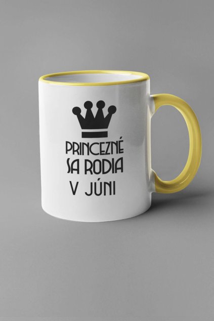 Narodeninová šálka Princezné sa rodia v júni