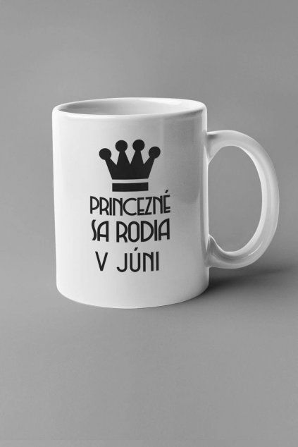 Narodeninová šálka Princezné sa rodia v júni